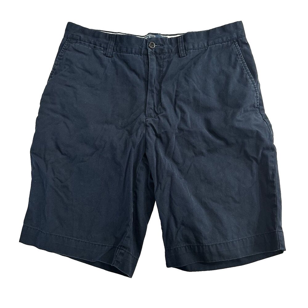 Vintage Polo Ralph Lauren Mens Chino Shorts Navy Blue Red Pony 34